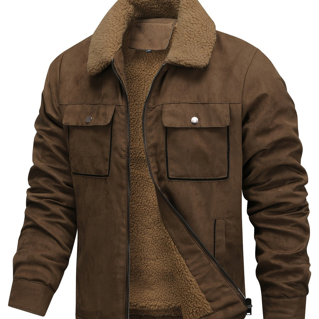Rhys | Fleece Skog Vinterjakke