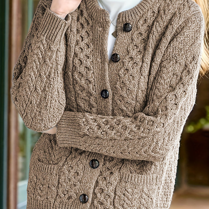 Fern | Strukturert knappet cardigan