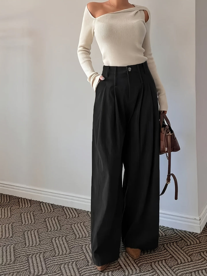 Celine | Plisserte Vide Bukser