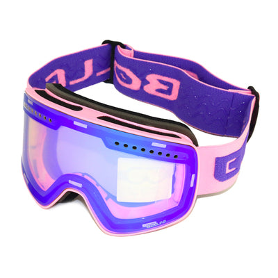 Rammeløse skibriller med speillinse