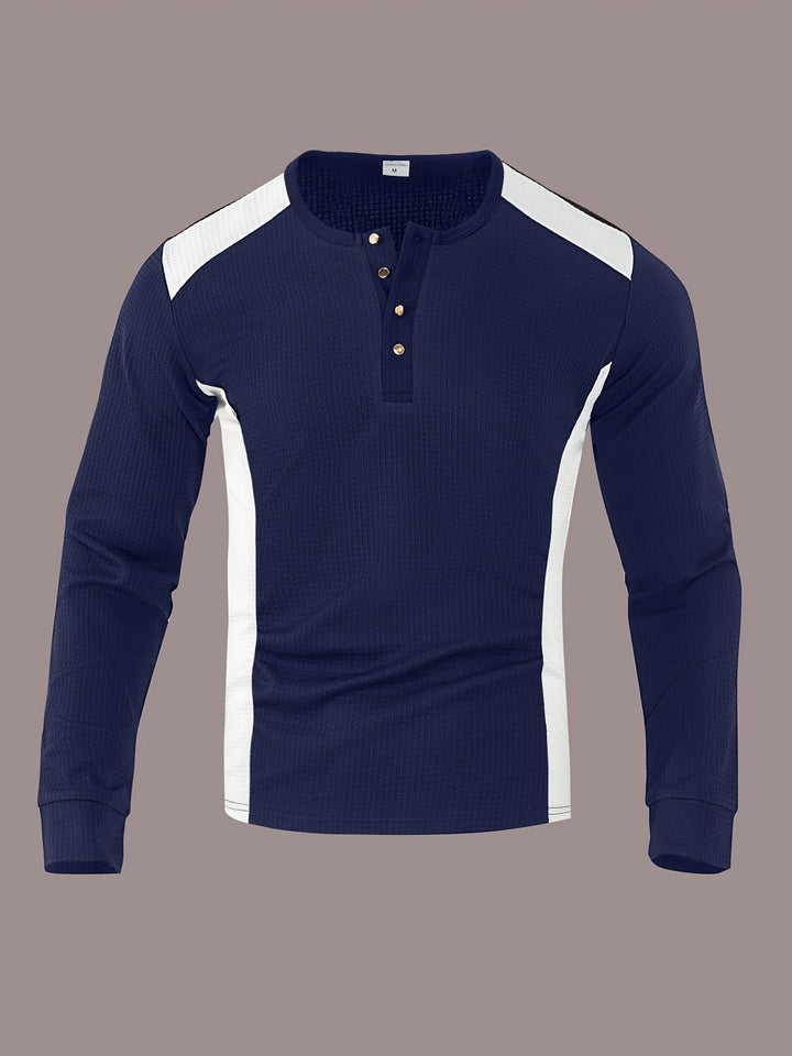 Curtis | Strukturert Langermet Henley
