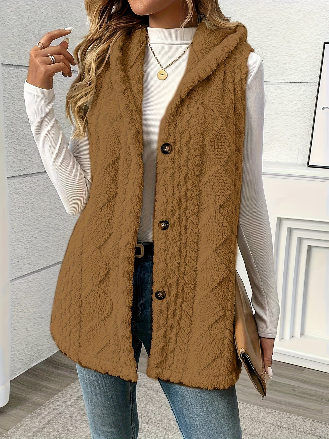 Lorna | Koselig vest uten hette