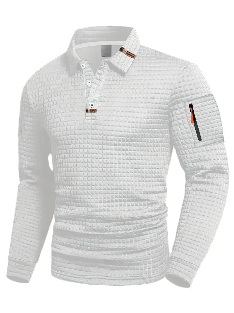 Aaron | Polo skjorte med ermelomme