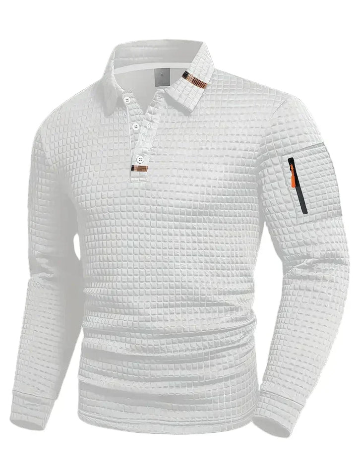Aaron | Polo skjorte med ermelomme