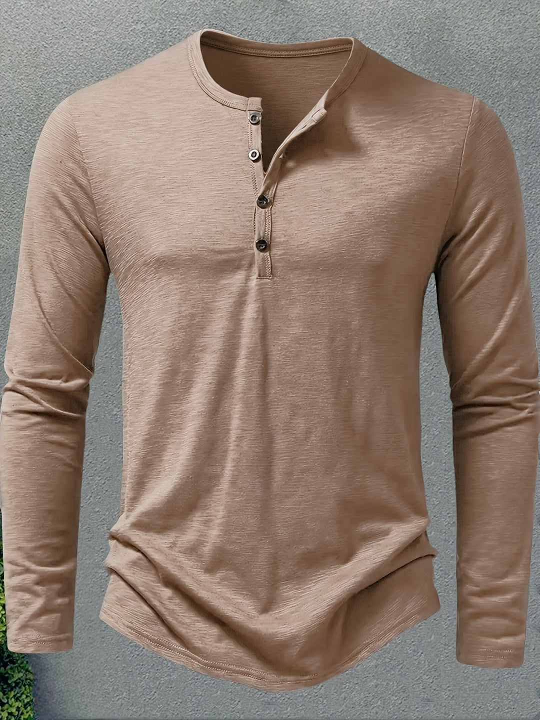 Dalton | Klassisk Henley med Knappelukking
