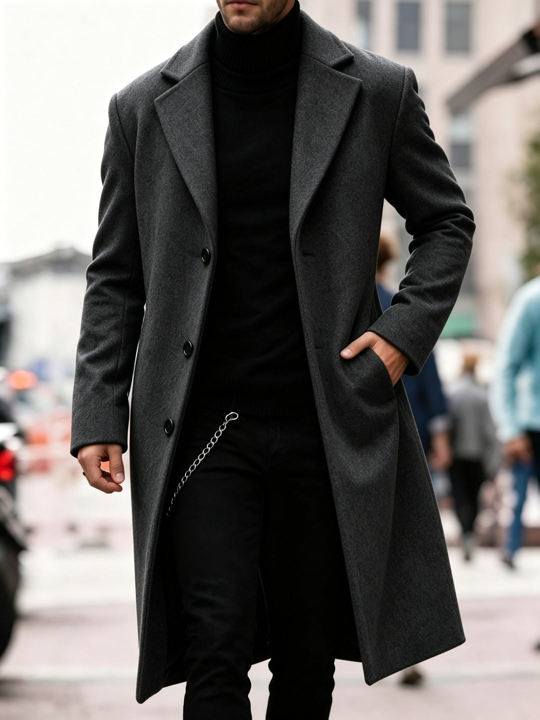 Chandler | Raffinert Lang Trenchcoat