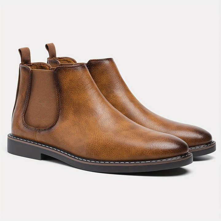 Nelson | Raffinerte Slip-On Chelsea Boots