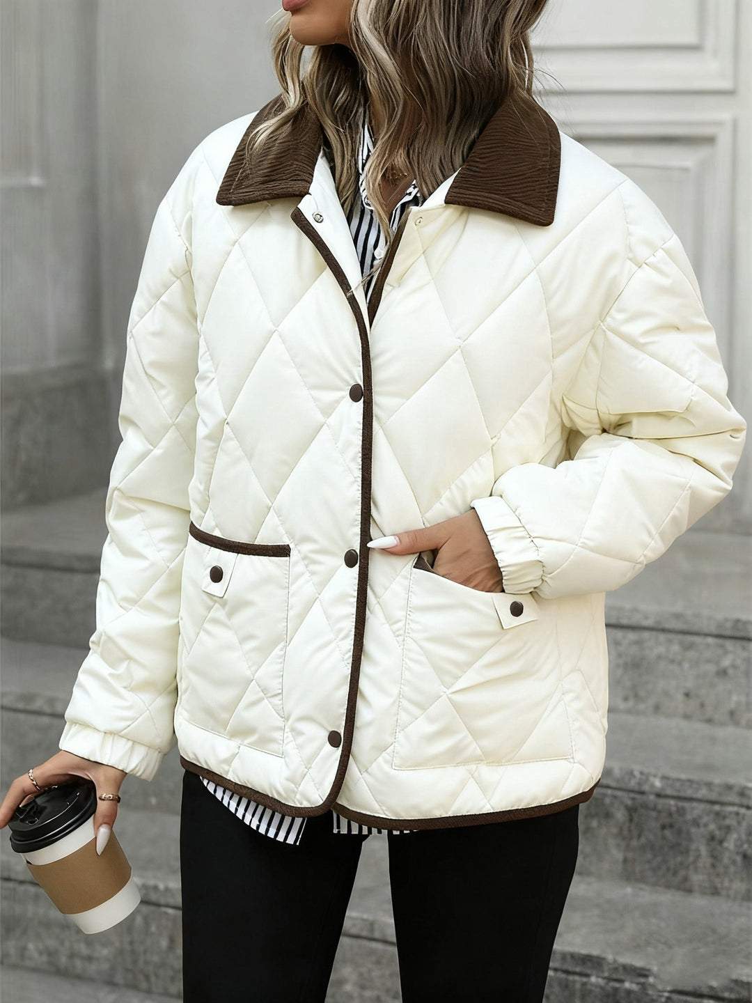 Imogen | Diamond Quiltet Polstret Jakke