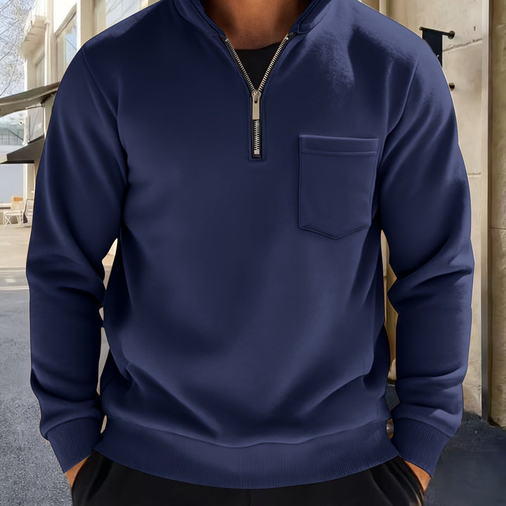 Calvin | Forfinet Half-Zip Genser
