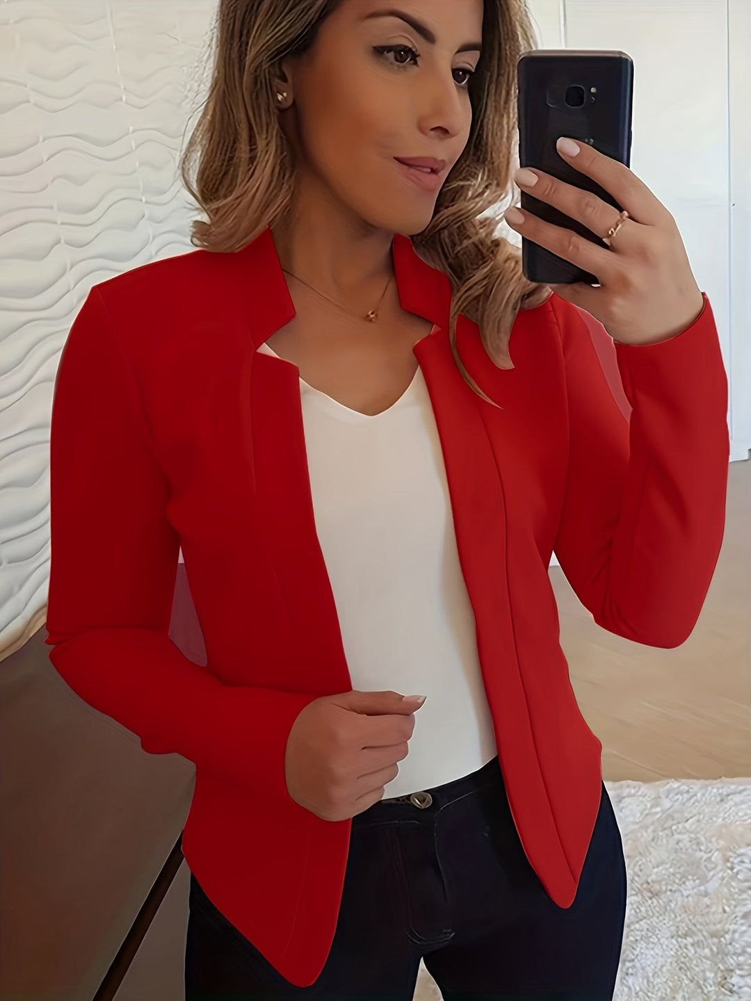 Kirsten | Åpen Front Skreddersydd Jakke
