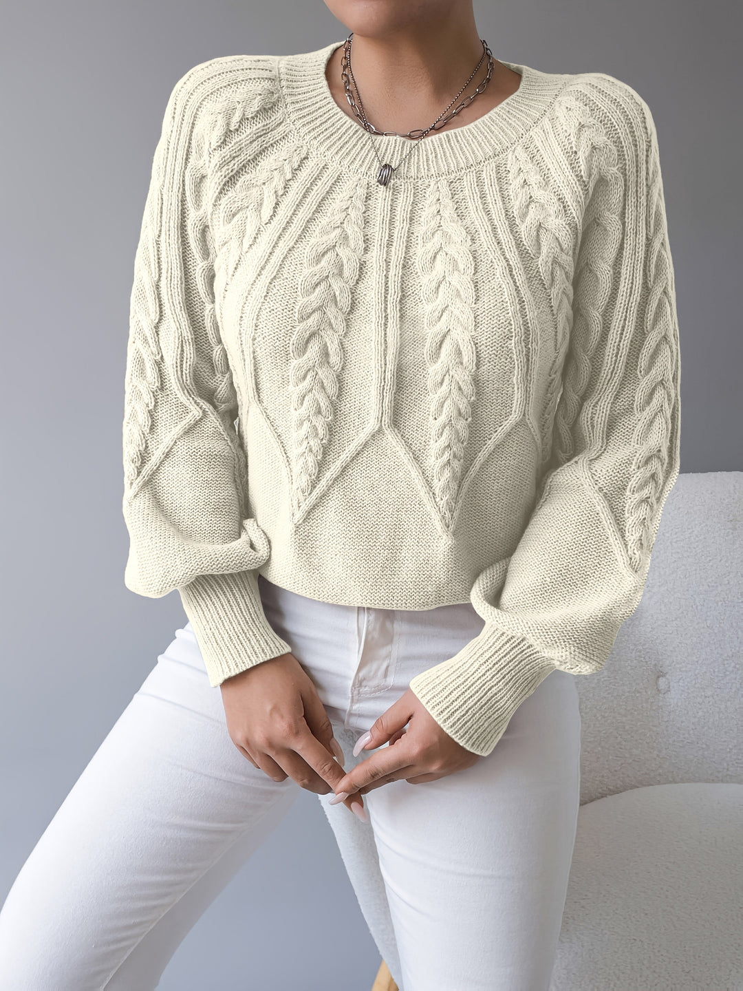 Elsie | Kabelstrikket Genser