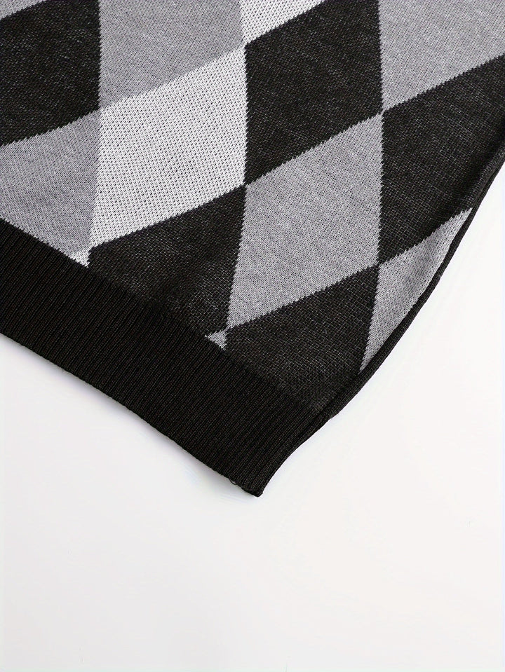 Chandler | Klassisk Argyle Genservest
