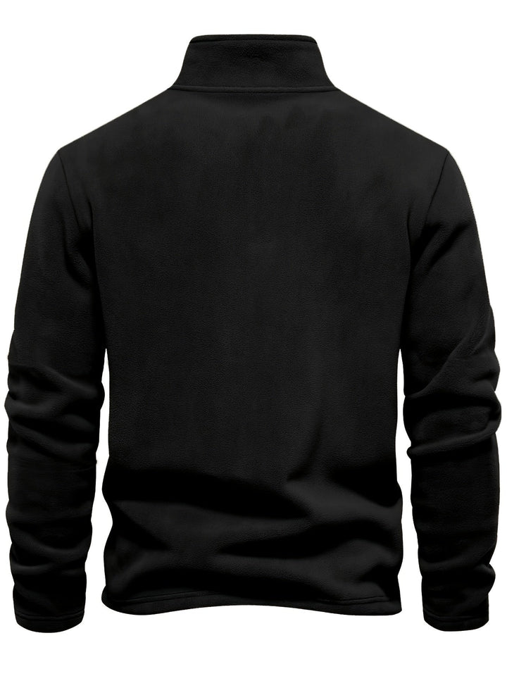 Hugo | Pullover med halvlange glidelås og ståkrage