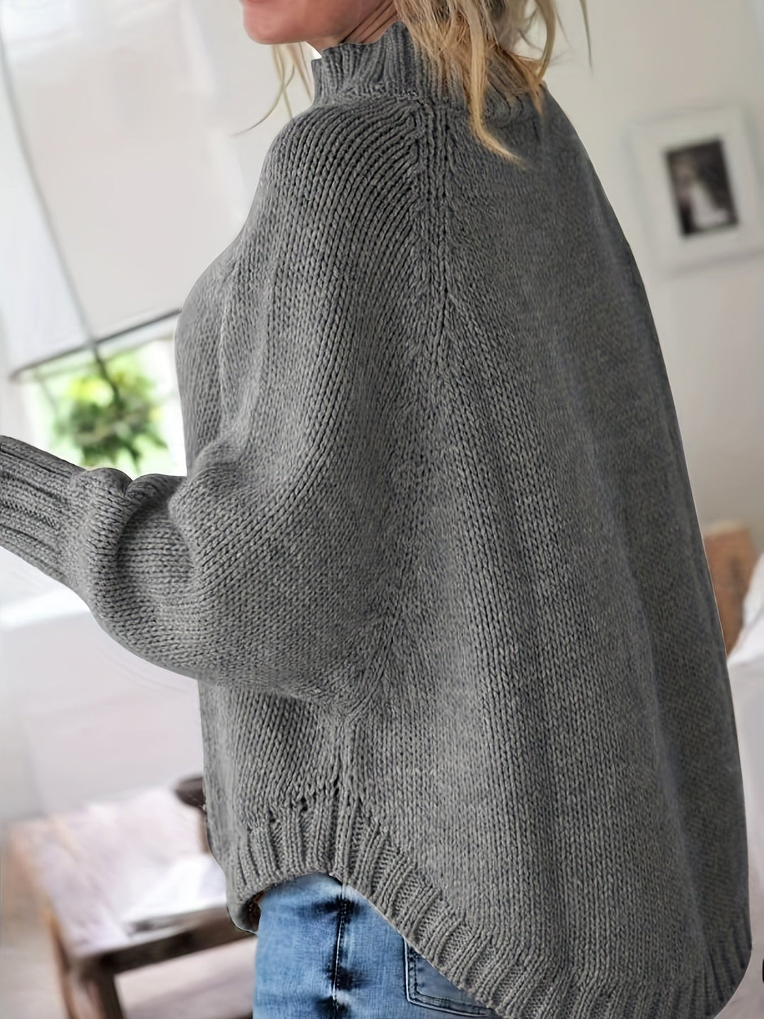 Gwendolyn | Kabelstrikket Turtleneck Genser