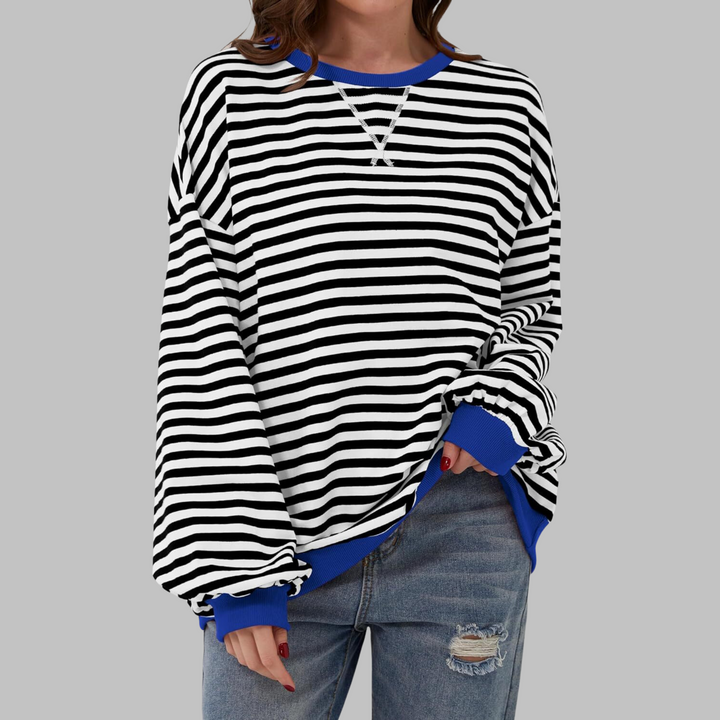 Margaret | Casual langermet stripete genser