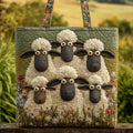 Janet | Stilig Sau Kunst Tote Bag
