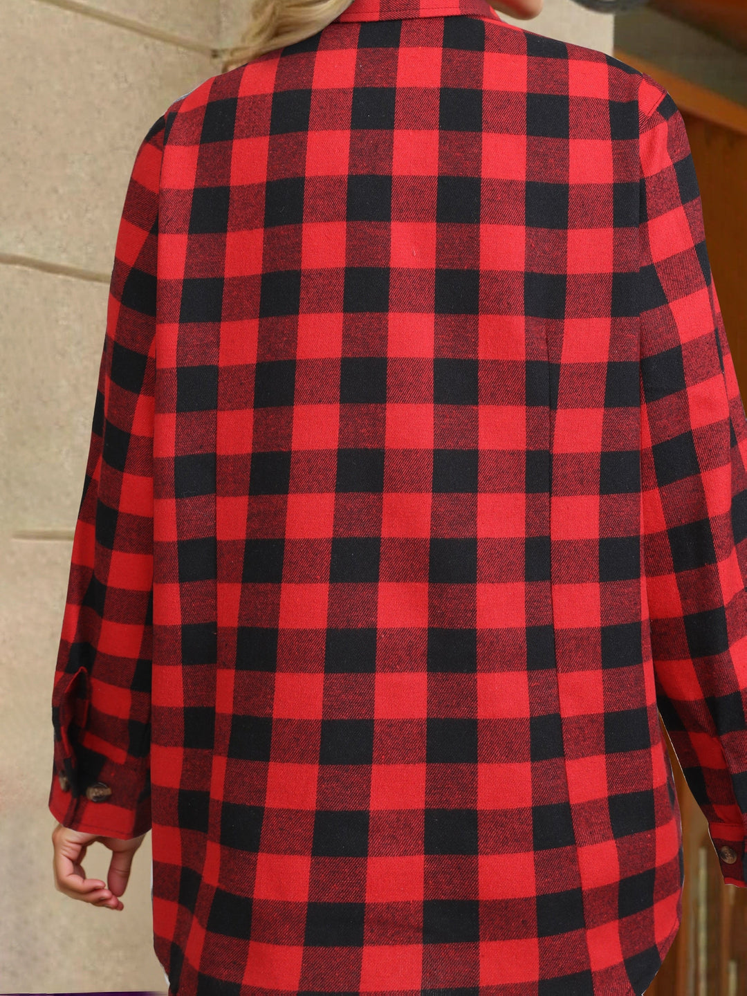 Everly | Casual Buffalo Check Skjorte