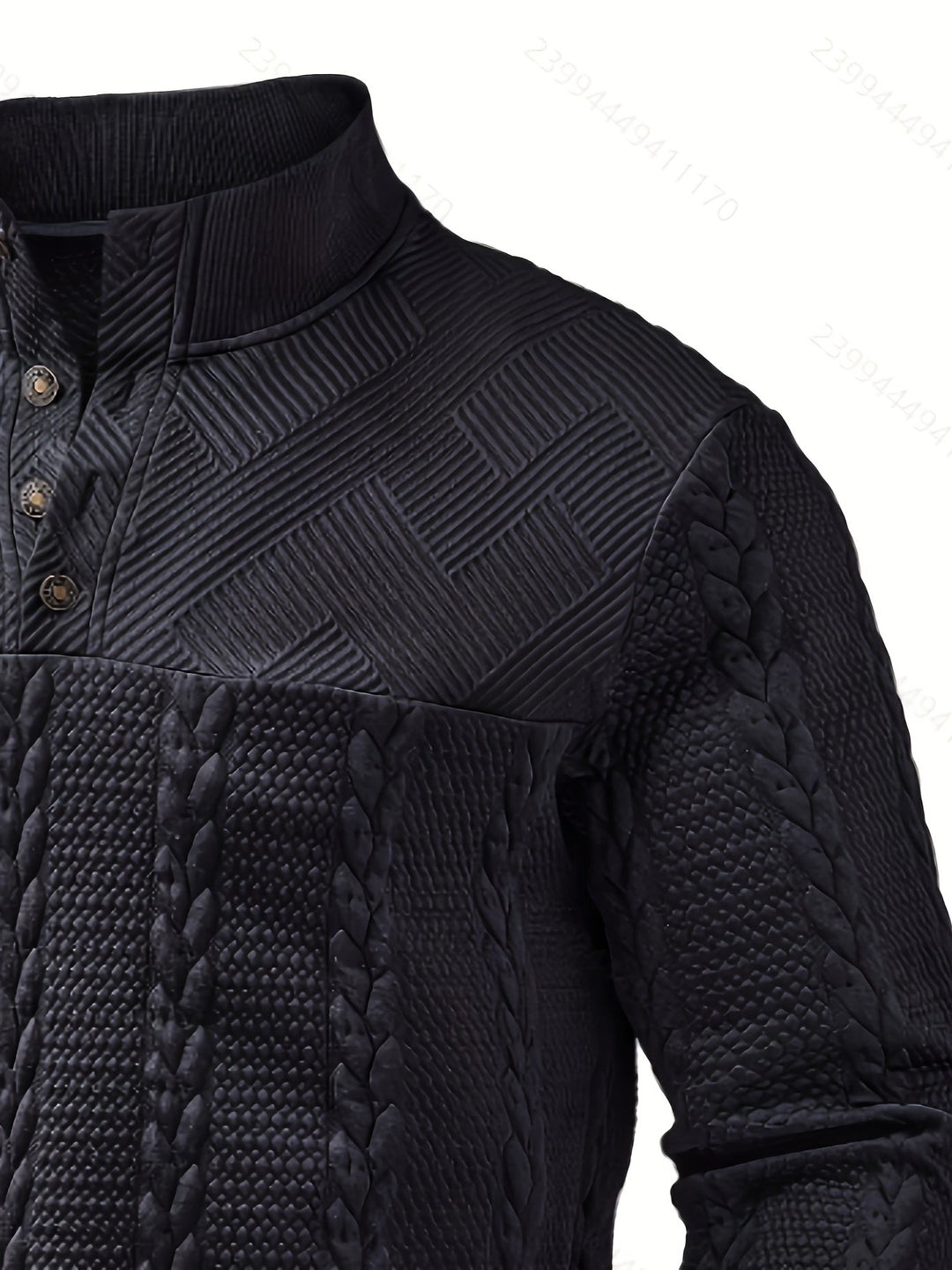 Sterling | Strukturert Pullover med Ståkrage
