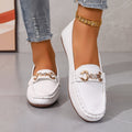 Nora | Elegante loafers med spenne