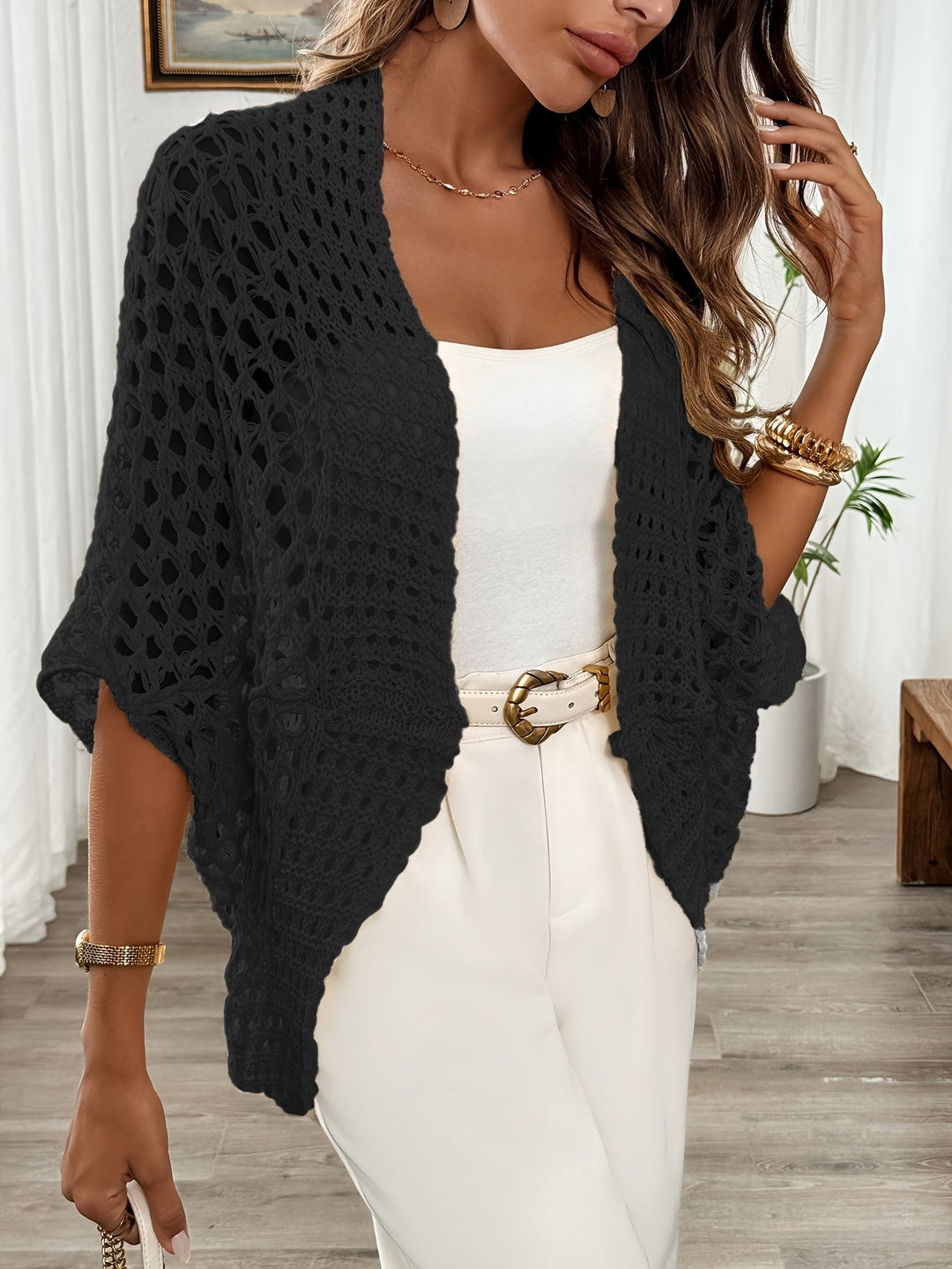 Susannah | Åpen front batwing cardigan