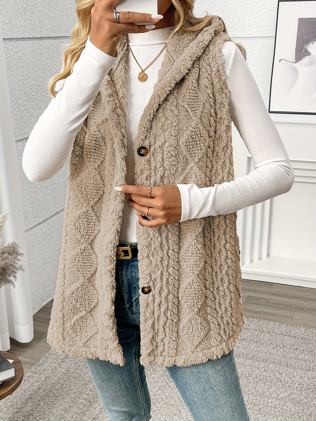 Lorna | Koselig vest uten hette