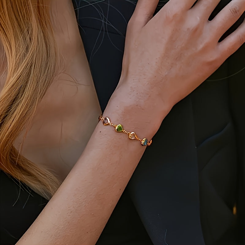 Gail | Stilig Flerfarget Hjerteformet Armbånd