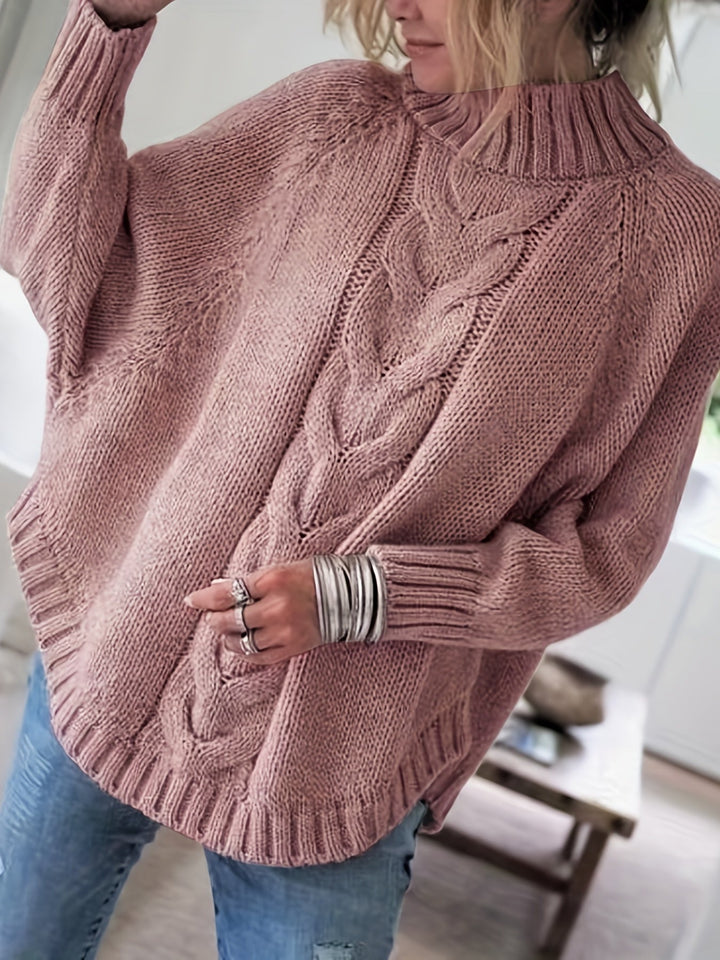 Gwendolyn | Kabelstrikket Turtleneck Genser