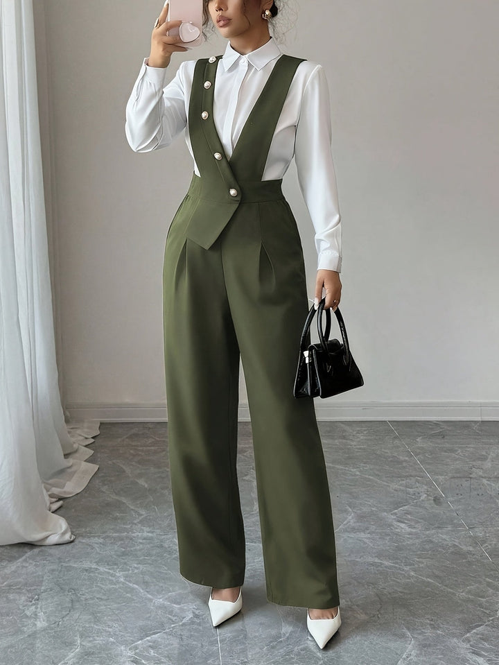 Coralie | Skreddersydd jumpsuit med vide ben