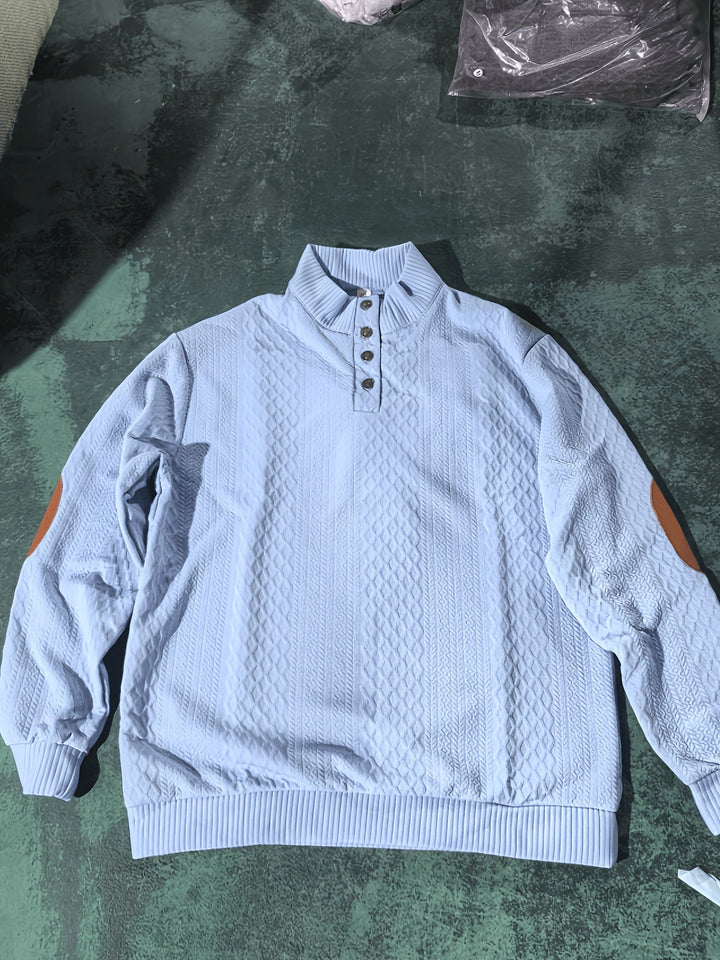 Ronan | Henley-genser med ståkrage og knapper