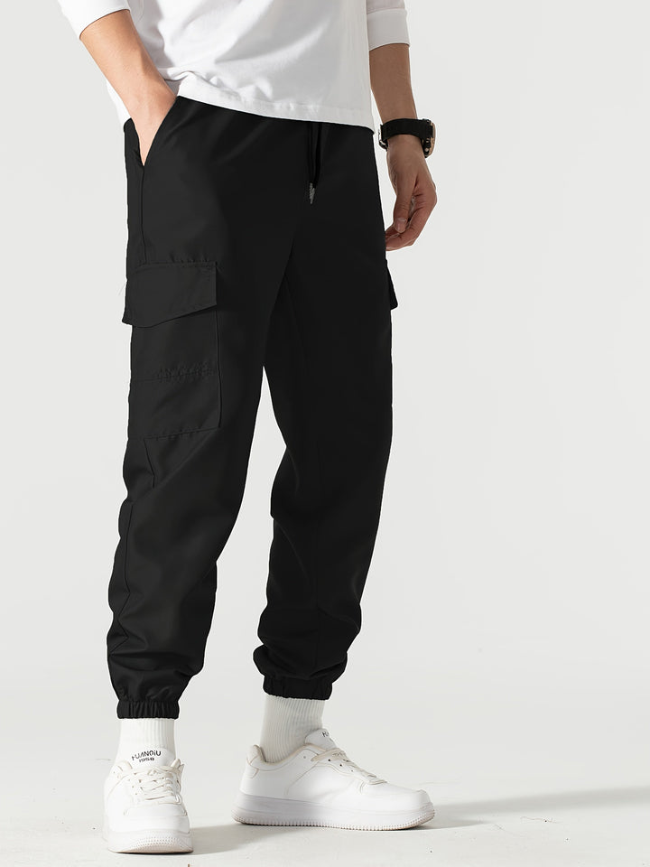 Aaron | Avslappede Cargo Joggebukser
