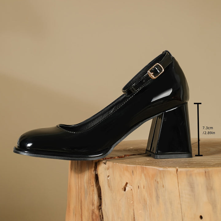 Celeste | Klassiske Skinnende Patent Stiletthæler
