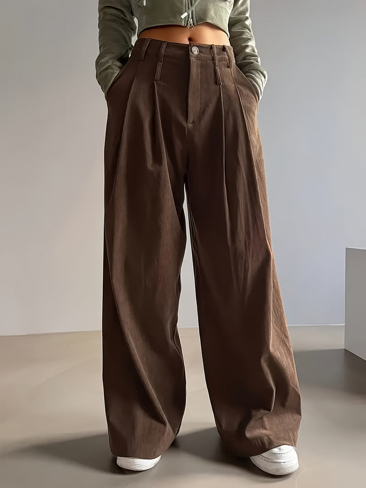 Celine | Plisserte Vide Bukser