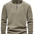 Hugo | Pullover med halvlange glidelås og ståkrage