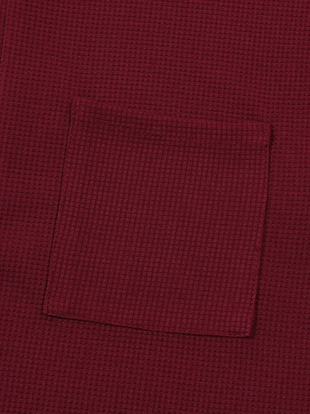 Jonathan | Strukturert Henley-skjorte med lange ermer