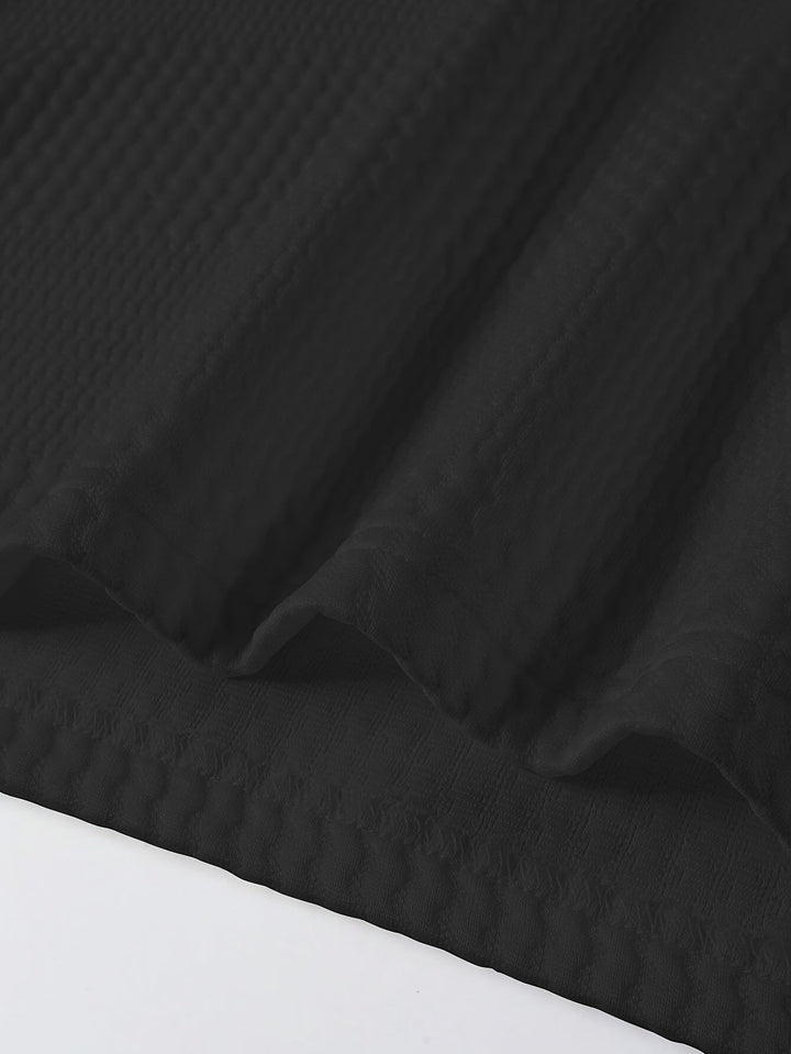 Fletcher | Strukturert Poloskjorte med Langermet