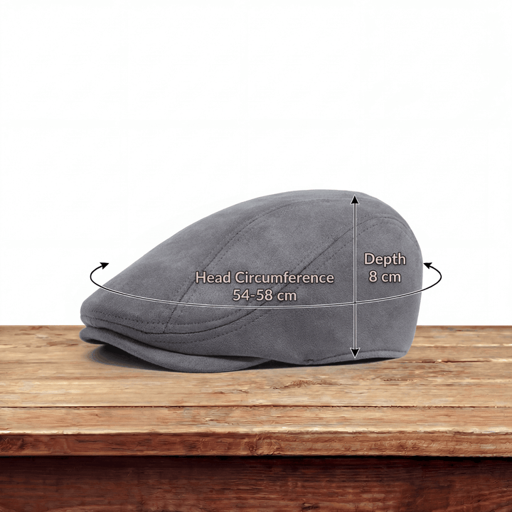 Cesar | Vintage semsket klassisk hatt