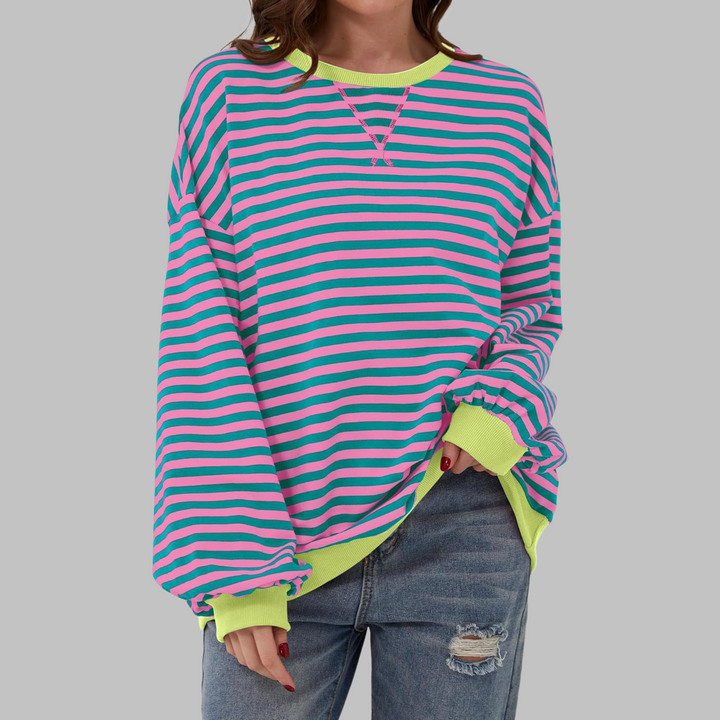 Margaret | Casual langermet stripete genser