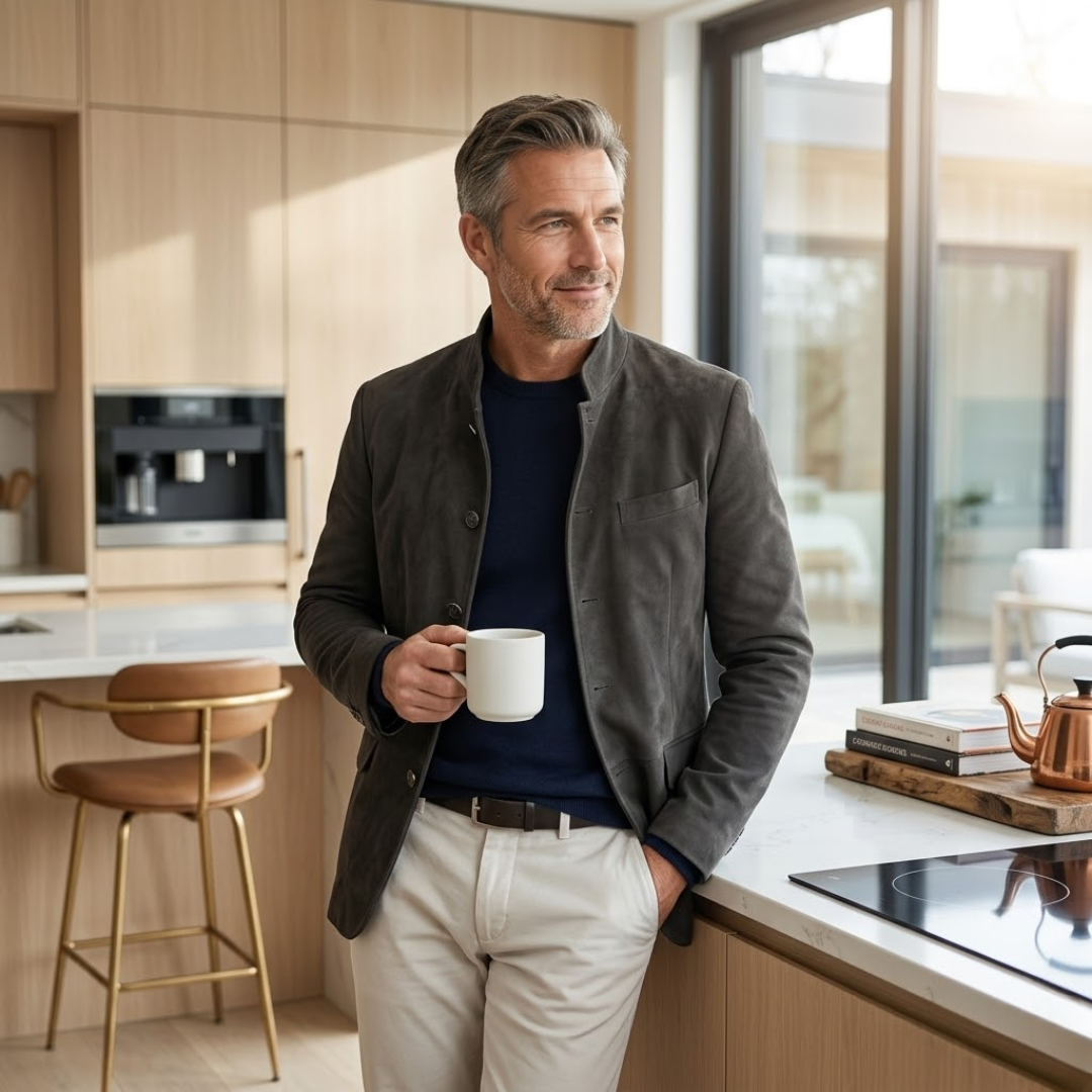 Adrian | Casual Moderne Button Cardigan