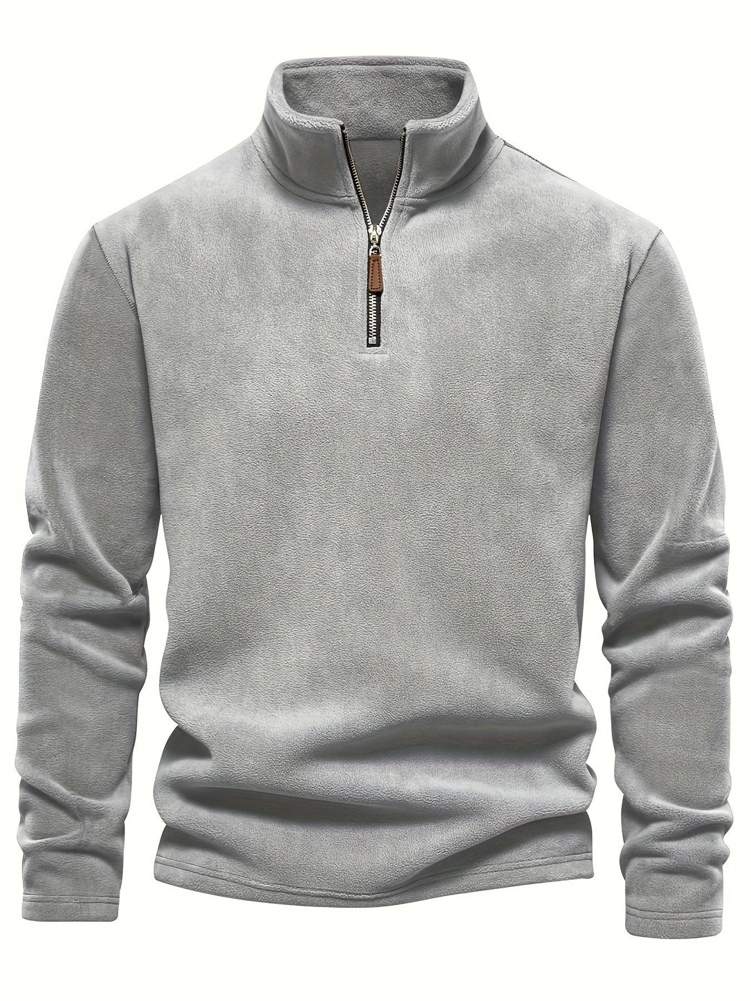 Hugo | Pullover med halvlange glidelås og ståkrage