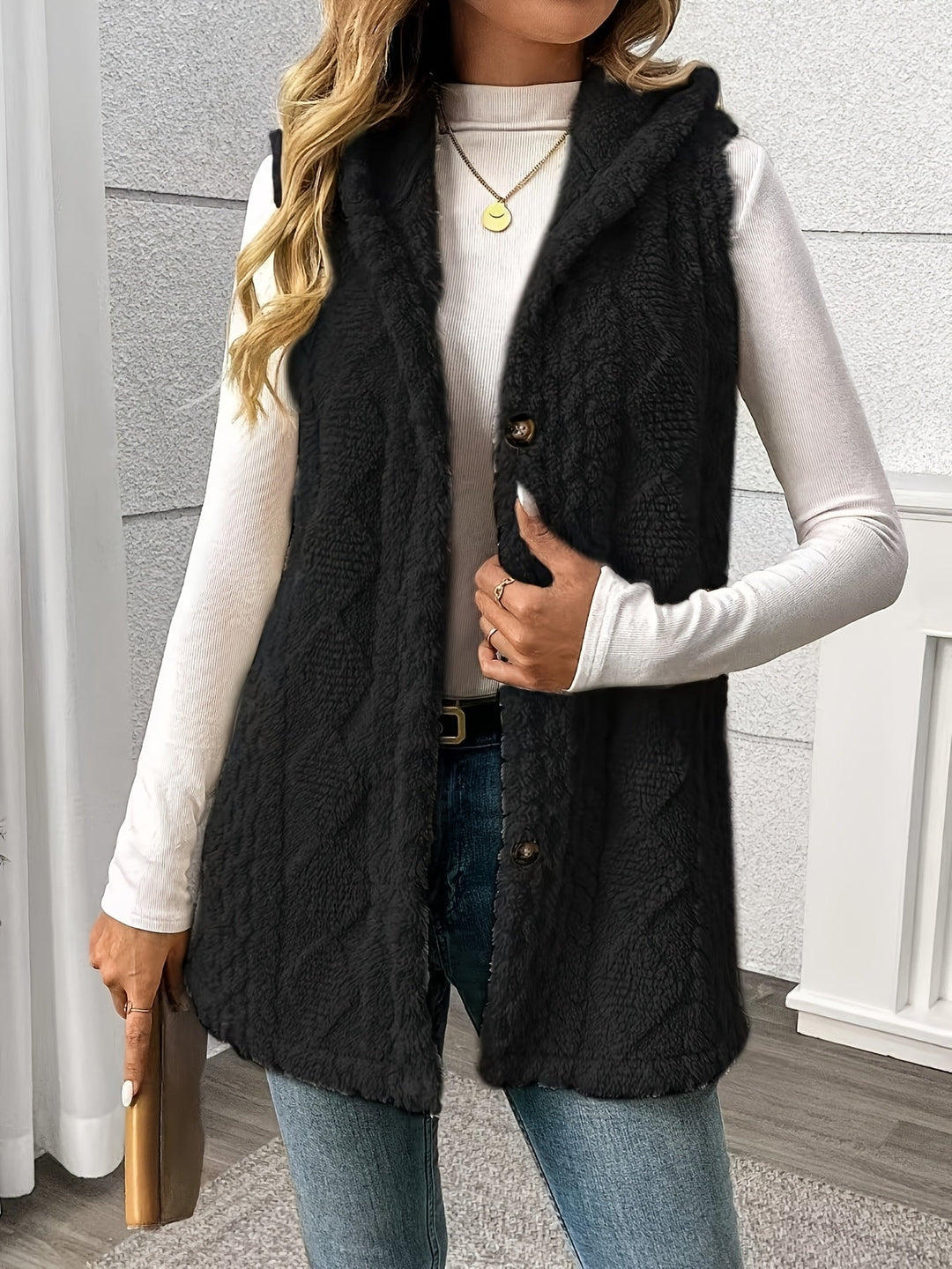 Lorna | Koselig vest uten hette