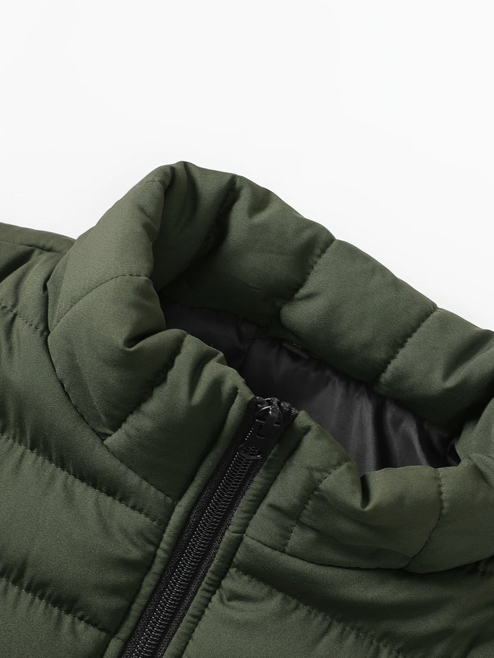Donovan | Quiltet Vest med Ståkrage