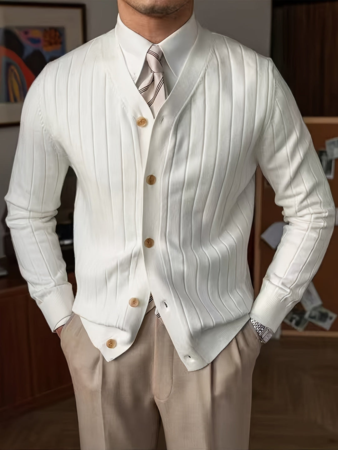 Oliver | Klassisk knappet cardigan