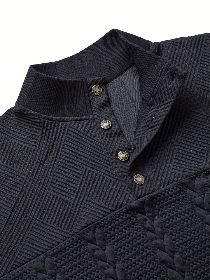 Sterling | Strukturert Pullover med Ståkrage