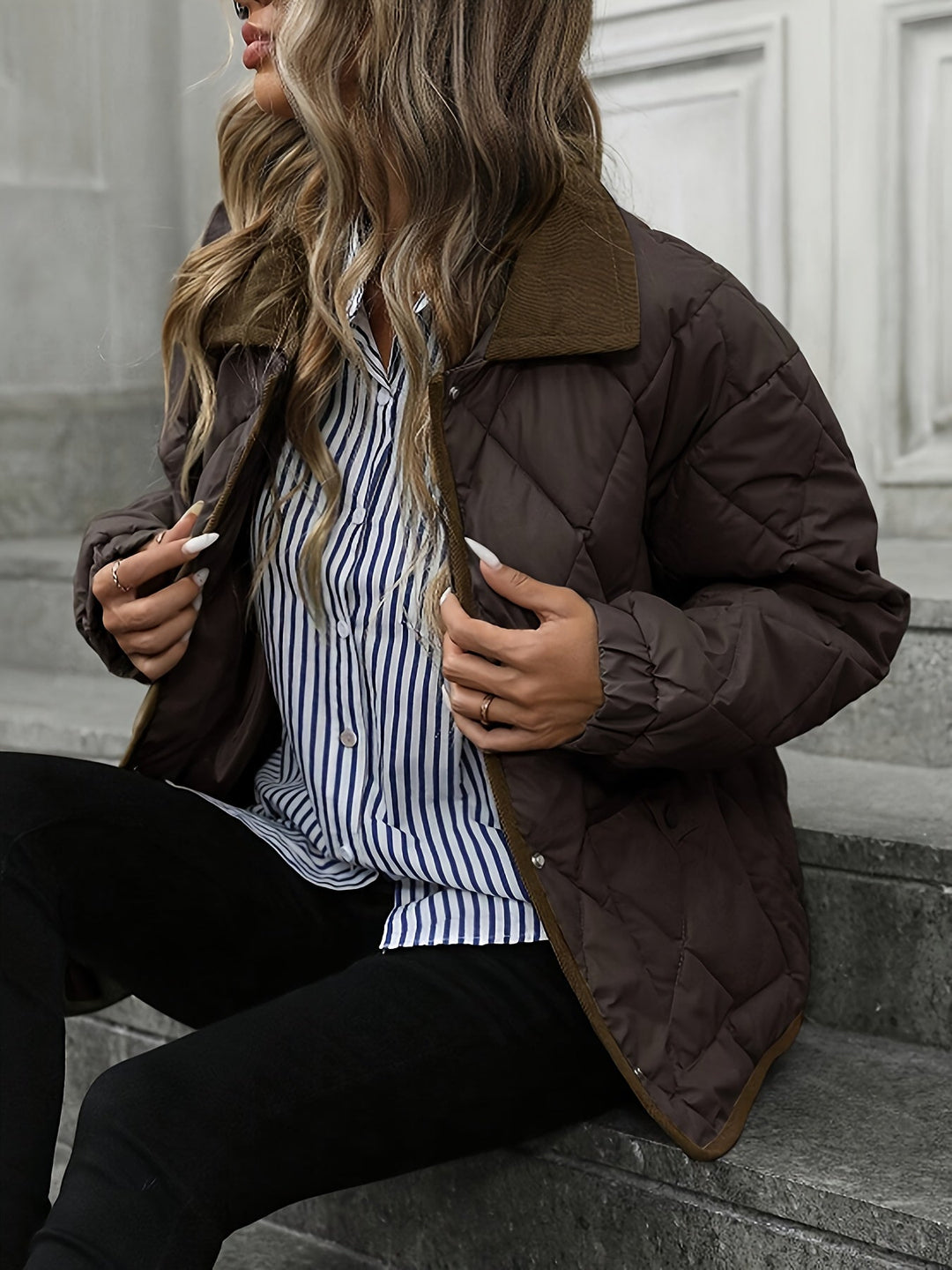 Imogen | Diamond Quiltet Polstret Jakke