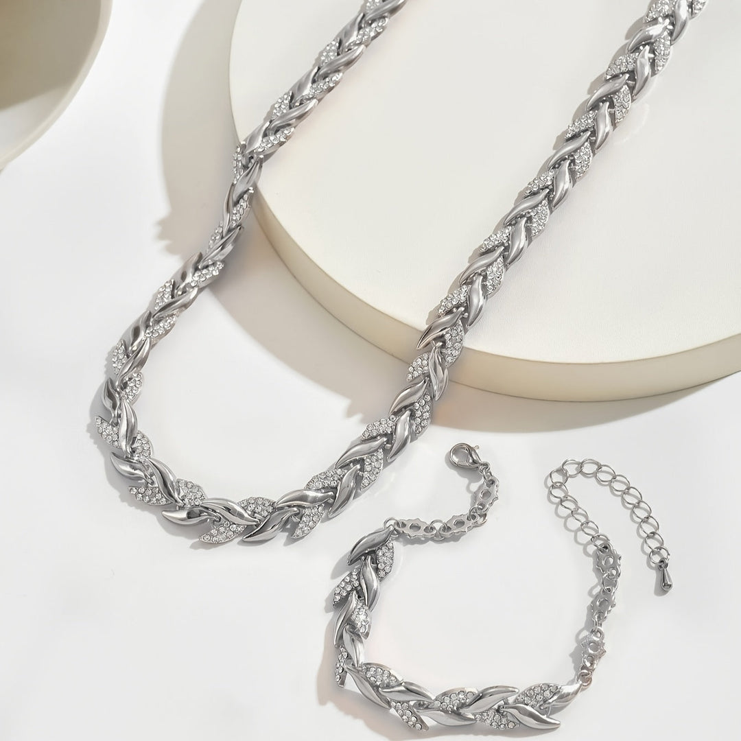 Marlene | Elegant halskjede- og armbåndsett