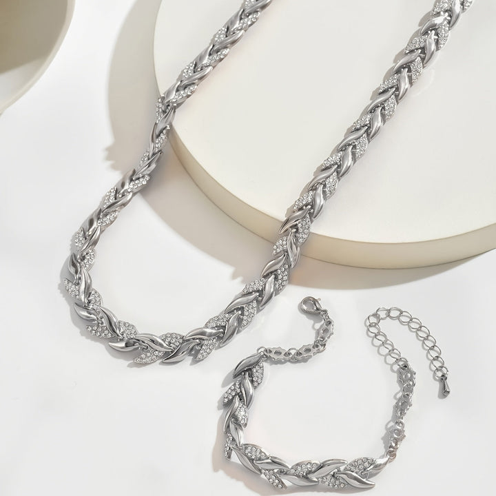 Marlene | Elegant halskjede- og armbåndsett