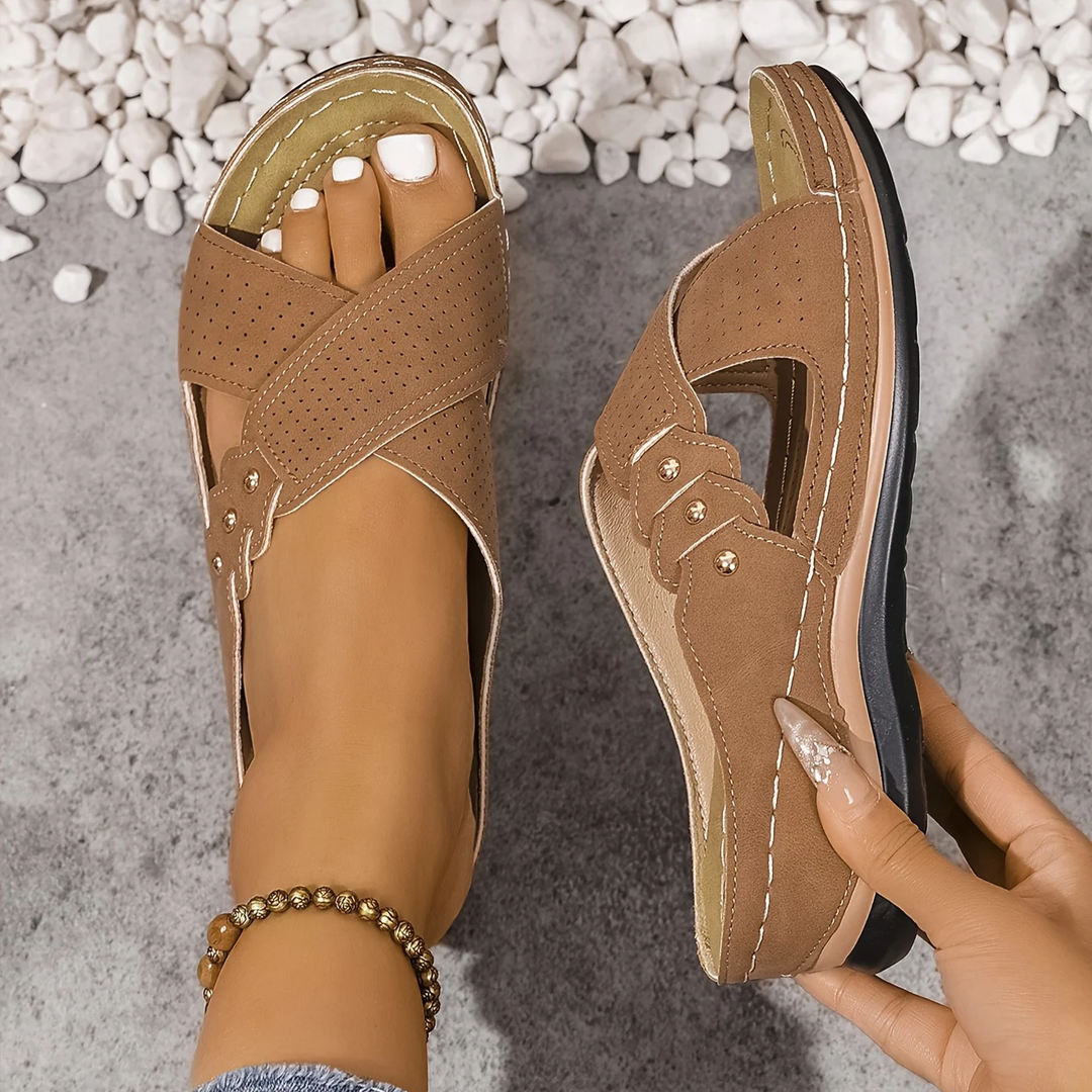 Charlotte | Premium Ortopedisk Kilesandal