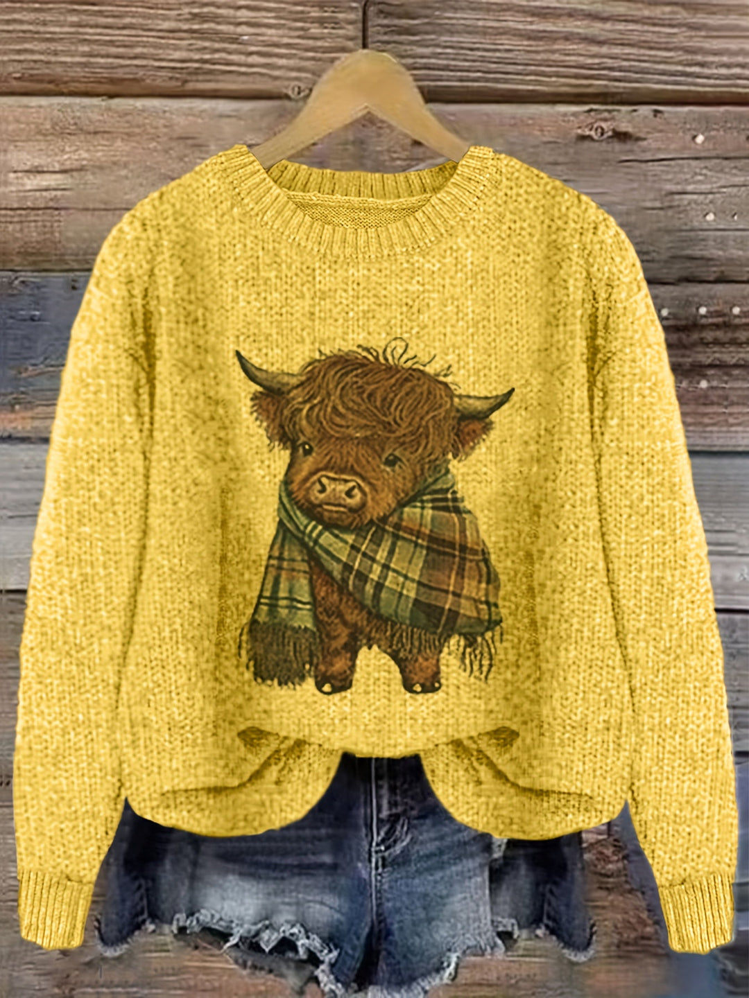 Gretchen Koselig Crewneck Genser