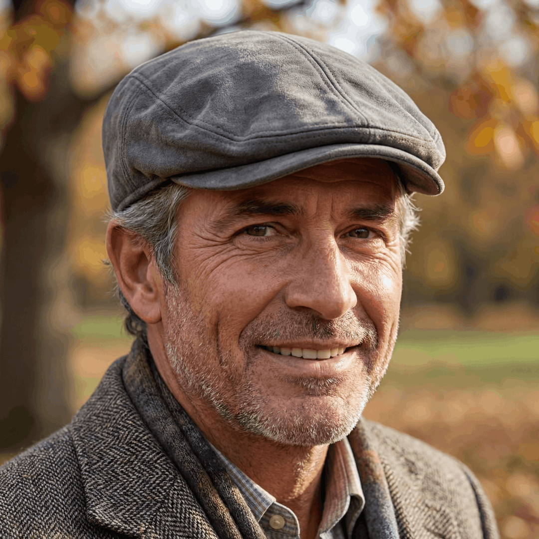 Cesar | Vintage semsket klassisk hatt