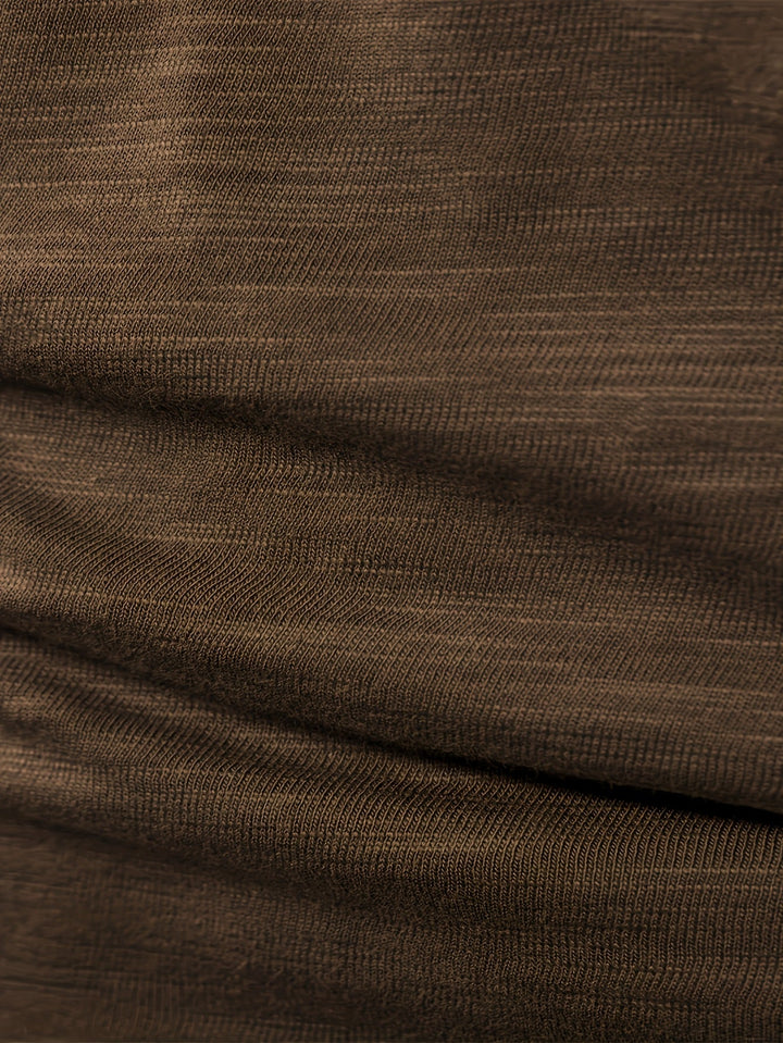 Dalton | Klassisk Henley med Knappelukking